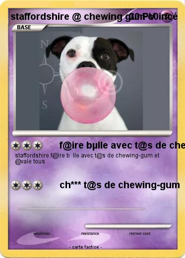 Pokemon staffordshire @ chewing gum c0incé