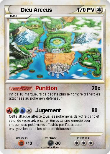 Pokemon Dieu Arceus