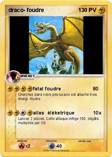 Pokemon draco- foudre