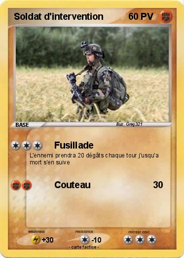 Pokemon Soldat d'intervention