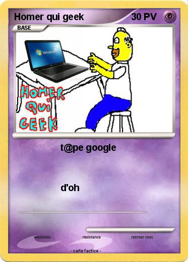 Pokemon Homer qui geek