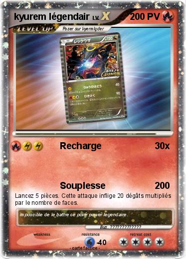 Pokemon kyurem légendair
