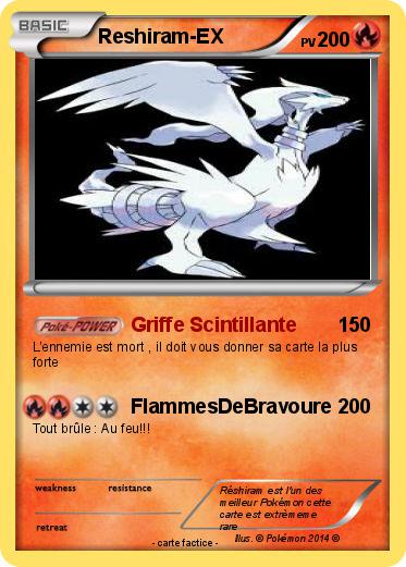 Pokemon Reshiram-EX