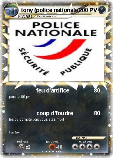 Pokemon tony (police nationale)