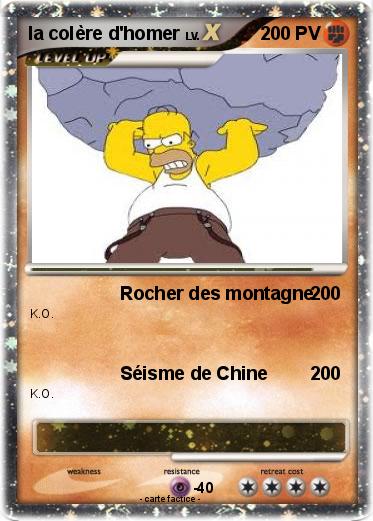 Pokemon la colère d'homer