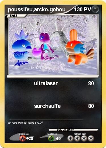 Pokemon poussifeu,arcko,gobou