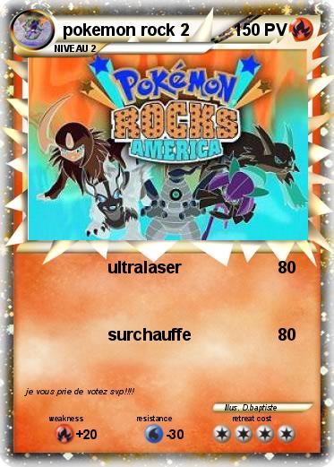 Pokemon pokemon rock 2