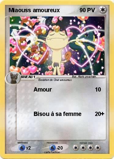 Pokemon Miaouss amoureux