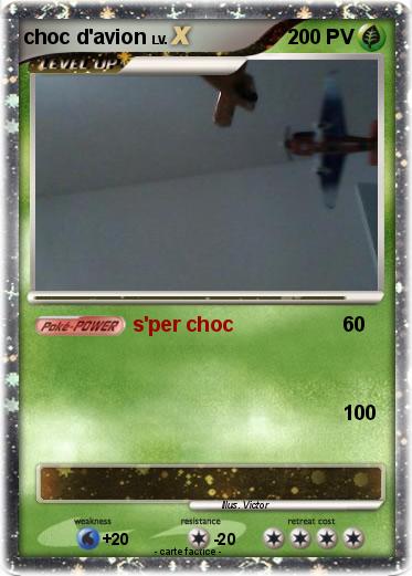 Pokemon choc d'avion
