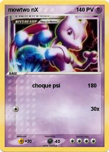 Pokemon mowtwo nX