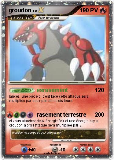 Pokemon groudon