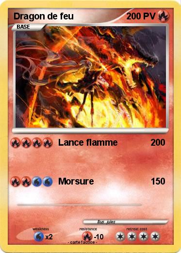 Pokemon Dragon de feu