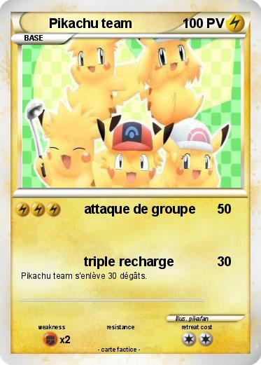 Pokemon Pikachu team