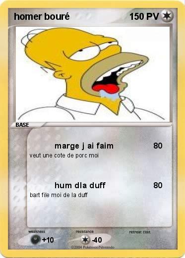 Pokemon homer bouré