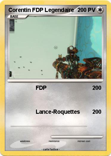 Pokemon Corentin FDP Legendaire