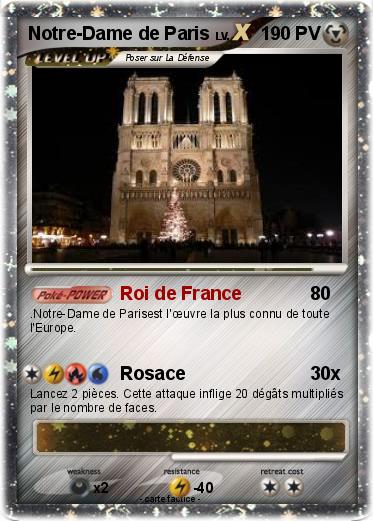 Pokemon Notre-Dame de Paris