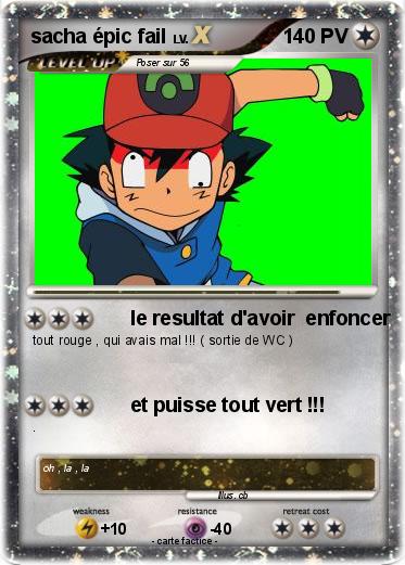 Pokemon sacha épic fail