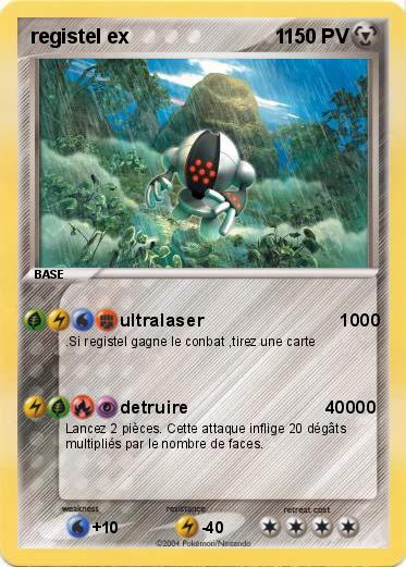 Pokemon registel ex                          1  
