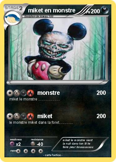 Pokemon miket en monstre