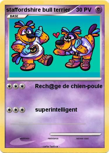 Pokemon staffordshire bull terrier