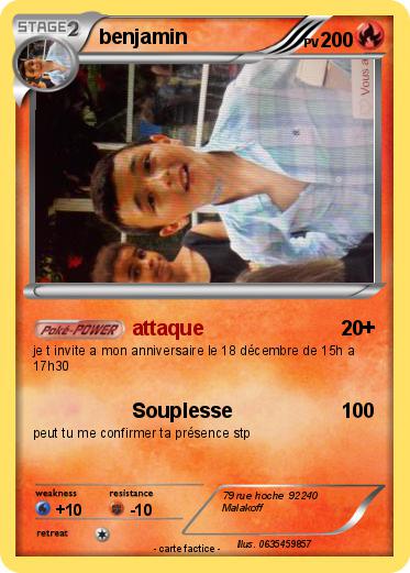 Pokemon benjamin