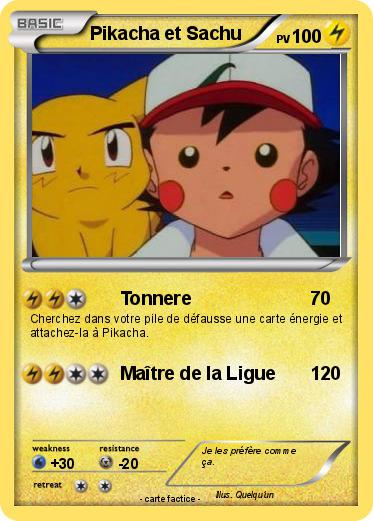 Pokemon Pikacha et Sachu