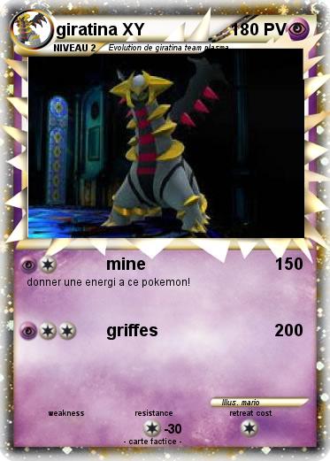 Pokemon giratina XY