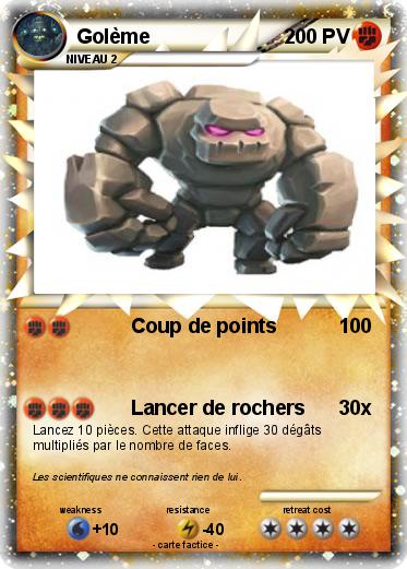 Pokemon Golème