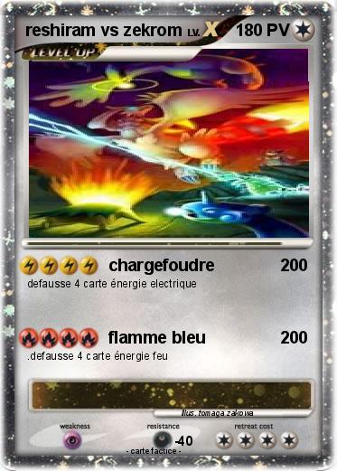 Pokemon reshiram vs zekrom