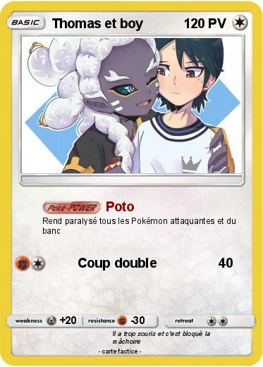Pokemon Thomas et boy