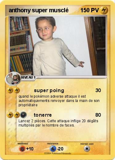 Pokemon anthony super musclé