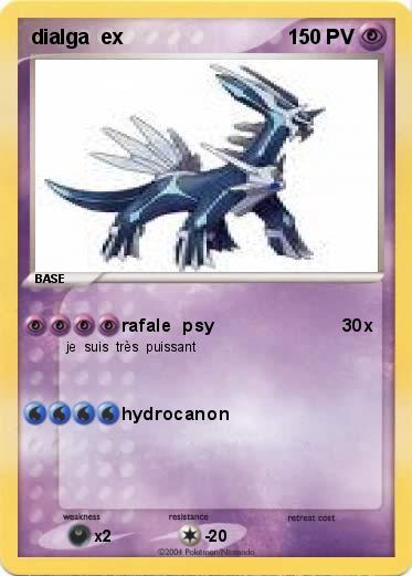 Pokemon dialga  ex