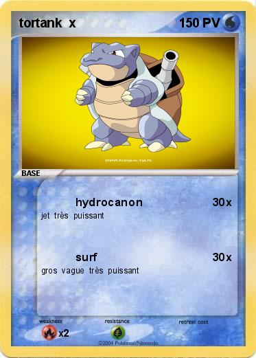 Pokemon tortank  x 