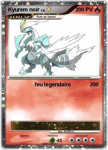 Pokemon Kyurem noir