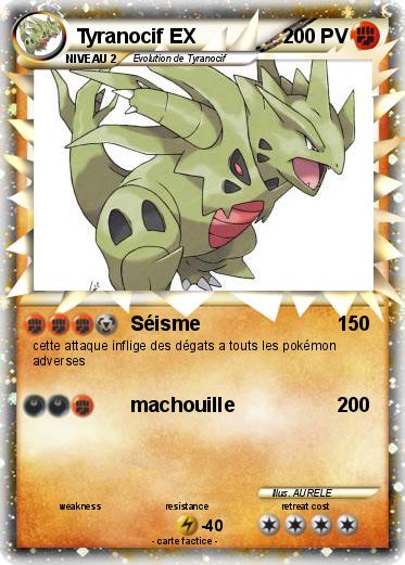 Pokemon Tyranocif EX