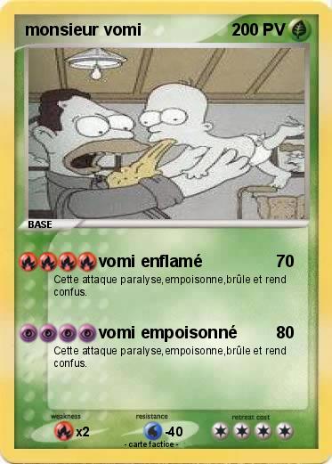Pokemon monsieur vomi