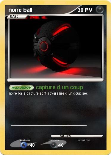 Pokemon noire ball