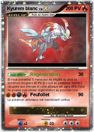 Pokemon Kyurem blanc