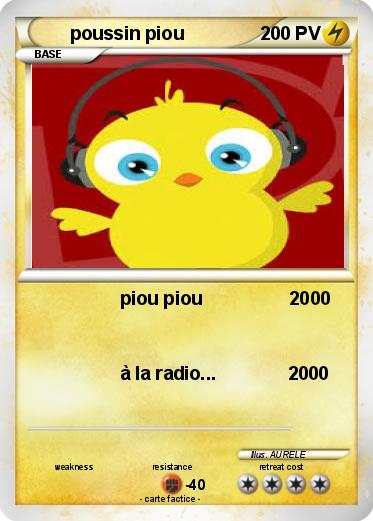 Pokemon poussin piou