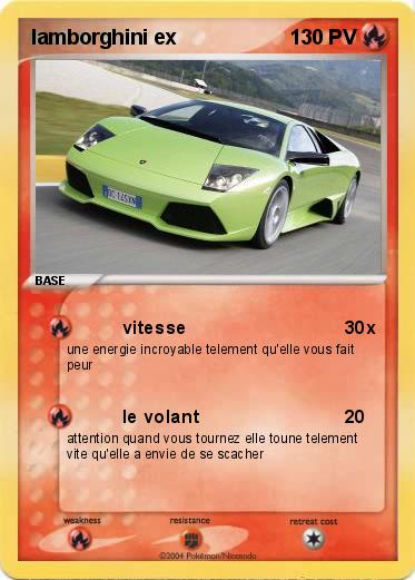 Pokemon lamborghini ex