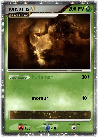 Pokemon lionson