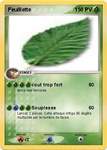 Pokemon Feuillette