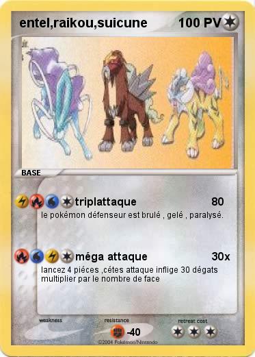 Pokemon enteI,raikou,suicune