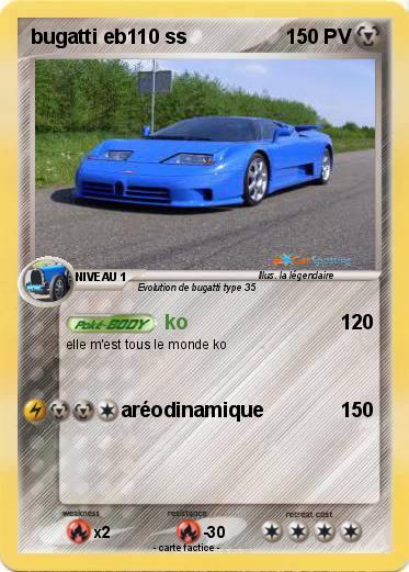 Pokemon bugatti eb110 ss