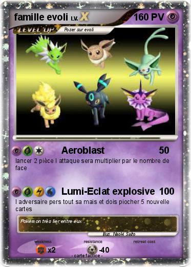 Pokemon famille evoli
