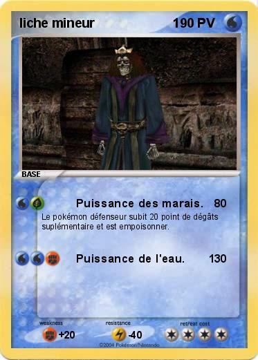 Pokemon liche mineur                      1                              