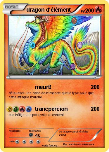 Pokemon dragon d'élément