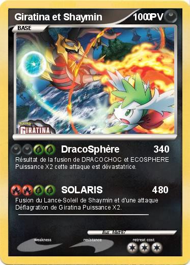Pokemon Giratina et Shaymin                 0