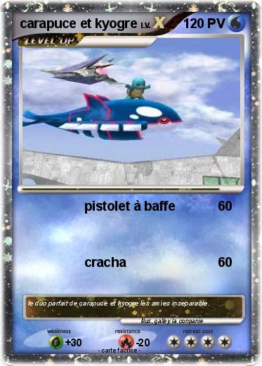 Pokemon carapuce et kyogre