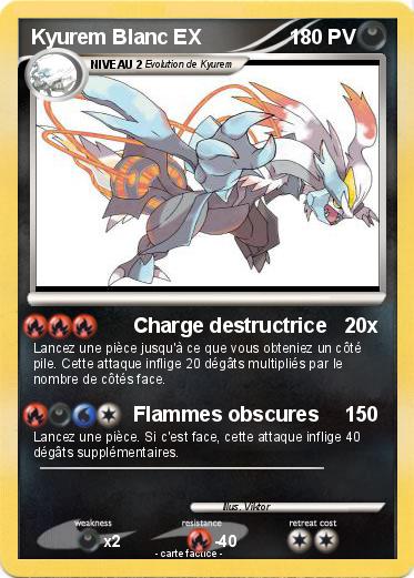 Pokemon Kyurem Blanc EX